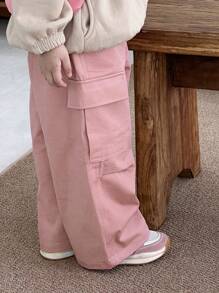 DAZY Girls' Oversized Pocket Sweatpants, Fall Clothes - Pink - View 5