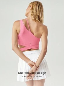 GLOWMODE FeatherFit™ Flex Appeal sportbeha met één schouder