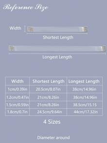 8 件透明可拆卸肩带，女士隐形胸罩肩带 - 無色 - 查看 6