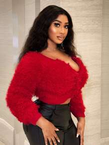 Zolique Cárdigan minimalista con cremallera y manga larga para mujer, uso diario casual