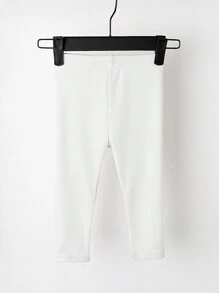 Baby Girls Multi-Piece Set Casual Simple Leggings Ribbed High Elastic Versatile Pants, Spring & Autumn - Multicolor - View 4