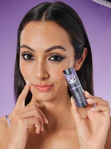 HELLO KITTY AND FRIENDS | SHEIN Sanrio Kuromi Pattern Retractable Face Makeup Brush - Purple - View 8