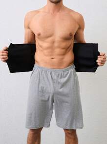 Men's Solid Color Everyday Sports Compression Waistband - Blue - View 3