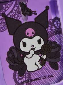 HELLO KITTY AND FRIENDS | SHEIN Cartoon Kuromi Pattern Semi-Transparent Portable Spray Bottle,Valentine's Day - Purple - View 5