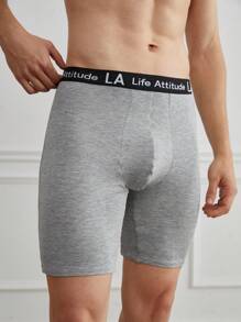 EasyFave Slip boxer bărbătesc cu literă simplă