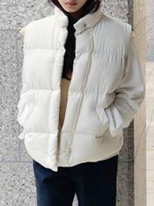 Dazy Kids Tween Girls  Letter Print  Outerwear For Fall - Beige - View 8