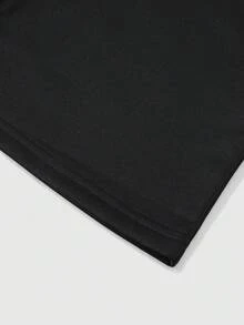 Manfinity EMRG Bộ áo hoodie mặt cười nam gồm áo hoodie dây rút & quần ống đứng - màu đen - Xem 7