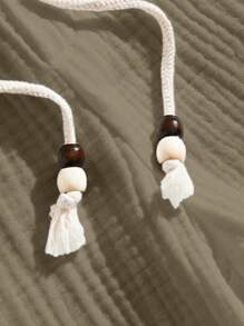 GENTILAND 男士弹性腰部纯色休闲梭织裤