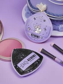 HELLO KITTY AND FRIENDS | SHEIN 2 件卡通黑米和字母图案粉扑套装 - 彩色 - 查看 4