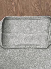 Slaydiva Casual Grey Wide Leg Drawstring Waist Jumpsuit - Grey - View 8