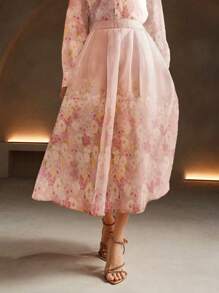 Anewsta 女式度假花卉印花裙