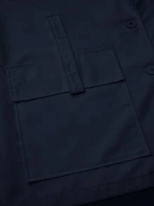 INAWLY Veste de vacances décontractée à coupe ample unicolore pour femmes