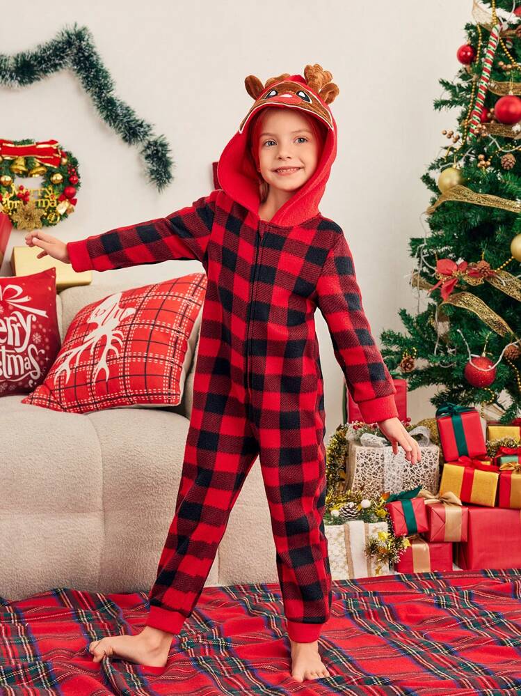 Gifts Treat Pigiama Bambino Natale: Set A Maniche Lunghe In Cotone Morbido, Motivo Festivo, Taglie Da 3 A 8 Anni