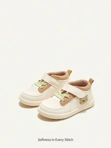 Cozy Pixies Không giới tính Thiết kế Gấu hoạt hình Trắng Đúng mốt Thoải mái Giải trí Ấm áp Giày thể thao - trắng - Xem 2