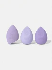 HELLO KITTY AND FRIENDS | SHEIN 3pcs/Set Kuromi Pattern Multi-Facet Makeup Sponge Blenders - Purple - View 8