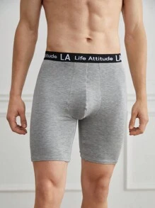 EasyFave Slip boxer bărbătesc cu literă simplă