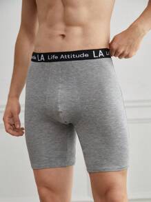 EasyFave Slip boxer bărbătesc cu literă simplă