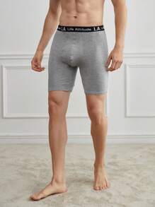 EasyFave Slip boxer bărbătesc cu literă simplă