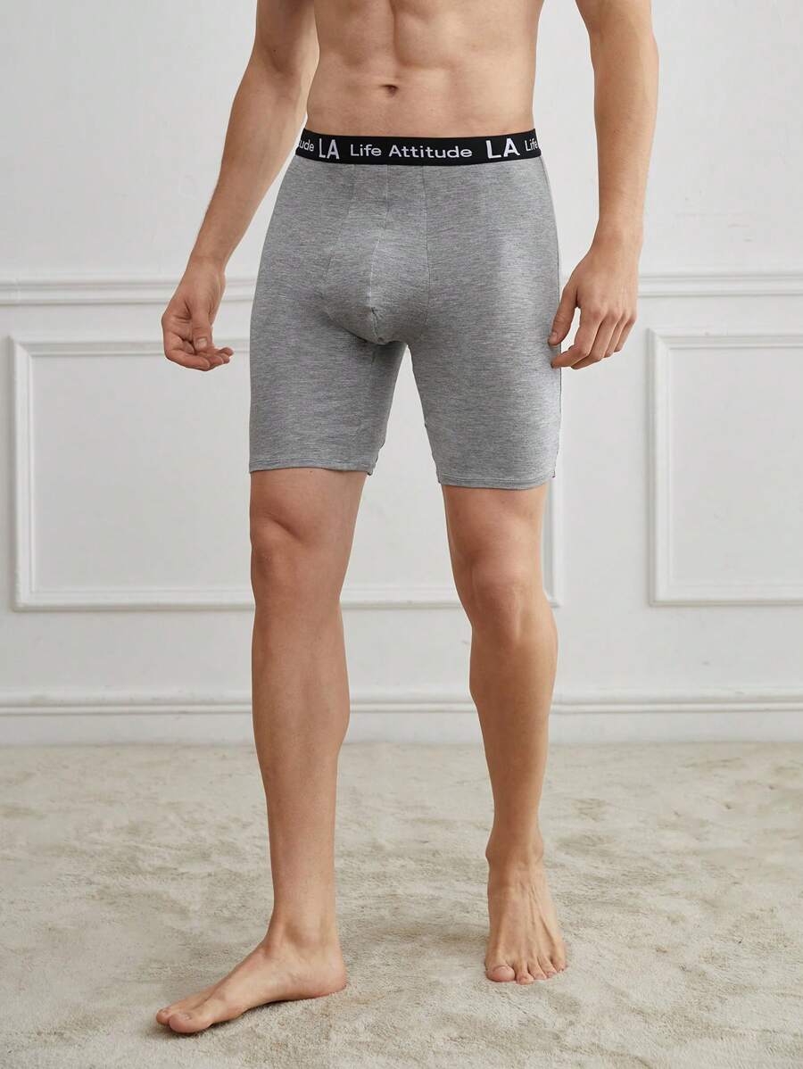 EasyFave Slip boxer bărbătesc cu literă simplă