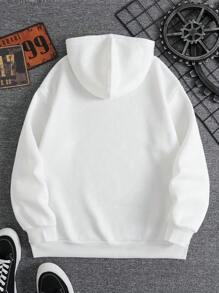 Manfinity Joysei Oversized Thick Drop Shoulder Hoodie For Men
