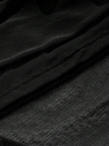 SHEIN VCAY 女式休闲针织网眼贴身吊带背心