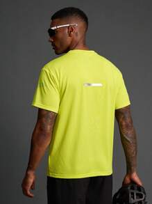 Manfinity Sport Polished Boyfriend Style Men's Crew Neck Short Sleeve Casual Athletic T-Shirt & Tank Top,Gym Clothes