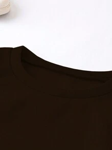 SHEIN LUNE Sweat-shirt ample et décontracté avec imprimé slogan citrouille pour femmes, pour l'automne/hiver