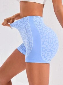 Sovereign Charm 女士印花休闲运动短裤女士运动短裤、健身短裤、骑行短裤 - 彩色 - 查看 6