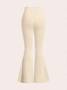 3 件套女士高腰紧身喇叭裤套装，适合秋冬季 - 彩色 - 查看 6