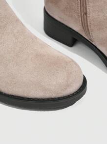 CUCCOO BIZCHIC Botas cortas versátiles de moda para mujeres - Albaricoque - Ver 7