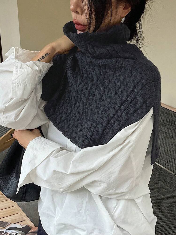 Women Thermal Lined Shawl Collar Knitted Sweater Turtleneck Women Fall,Winter