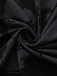 PAVTROS Áo thun nam Grunge cổ tròn tay ngắn thường ngày in họa tiết chữ rộng rãi, quà tặng bạn trai, đi chơi - Xám - Xem 4