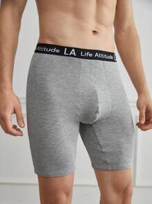 EasyFave Slip boxer bărbătesc cu literă simplă