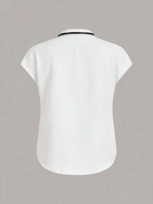 TaskEZ Women Summer Nurse Uniform Scrub Set Jogger Set - Stretchy Top And Multi-Pocket Pants, Nurse Beautician Work Outfit