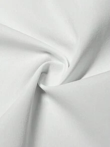 Slaydiva Vestido de camisa de manga larga, largo y cinturoneado, elegante y casual para oficina, color blanco, para mujer de talla grande, otoño - Blanco - Ver 8