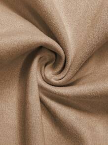 SHEIN LUNE Jachetă motociclistă cu fermoar și rever de mărime mare