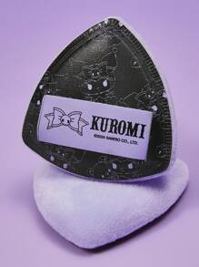 HELLO KITTY AND FRIENDS | SHEIN 2 件卡通黑米和字母图案粉扑套装 - 彩色 - 查看 6