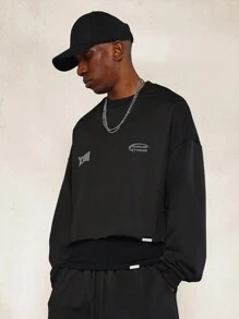 SUMWON Premium Oversized Coordinated Summer Set XXIII Studio Collection Short Sleeve Athletic Streetwear Sweatshirt Jort Set