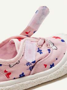 Girls' Pink Canvas Shoes With Cartoon Rabbit Pattern And Fashionable, Comfortable, Suitable For Daily And Sports Wear, Four Seasons - Pink - View 7