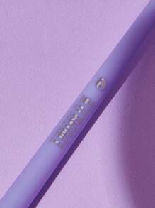 HELLO KITTY AND FRIENDS | SHEIN 4pcs/Set 3D Purple Eye Makeup Brushes With Kuromi Design