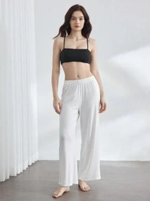 Ocili 女士纯色休闲舒适文胸 - 黑色 - 查看 9