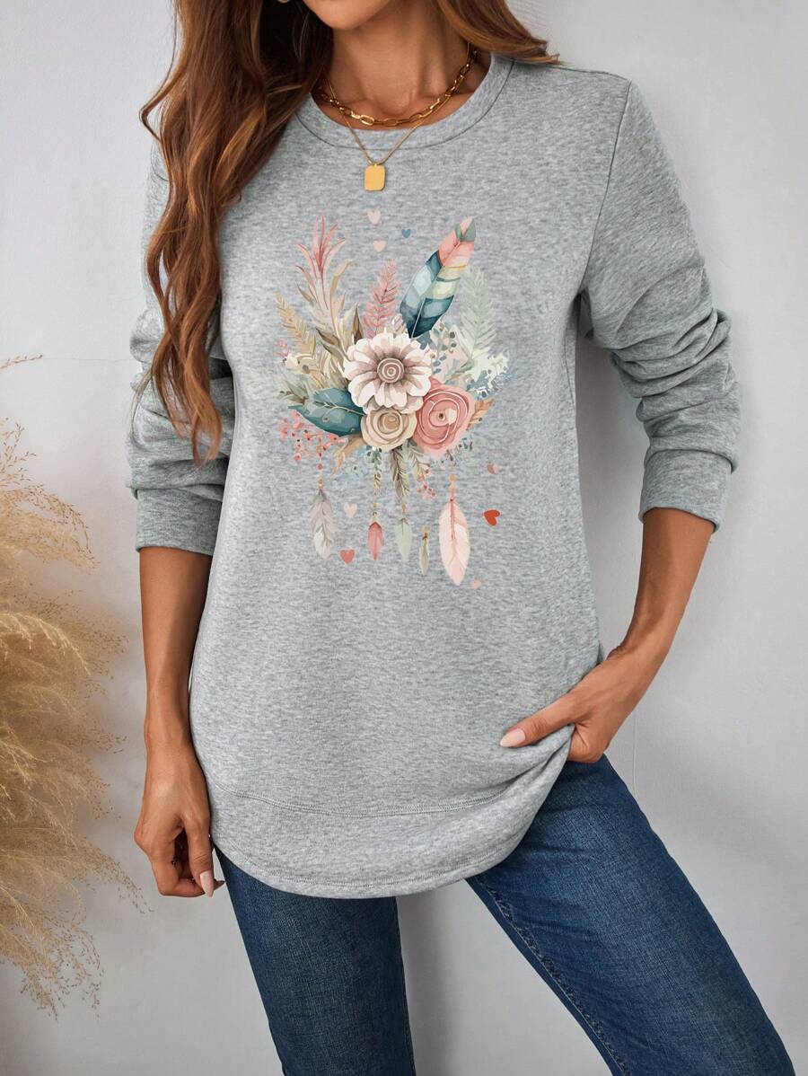 EMERY ROSE Fall Clothes Women - Light Grey - View 1