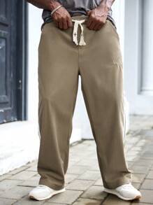 Manfinity Hypemode Men's Casual Front Tie Waist Sweatpants