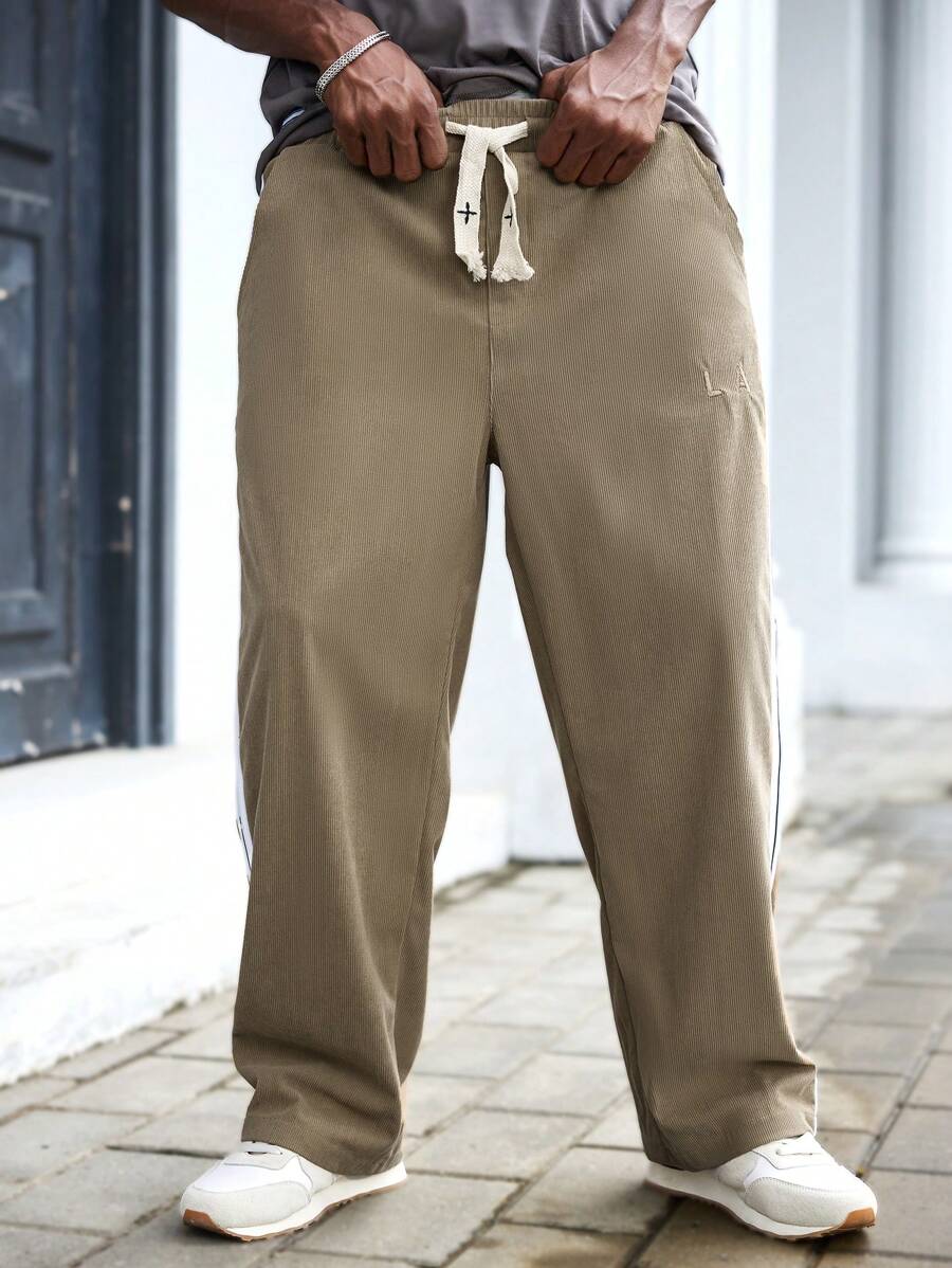 Manfinity Hypemode Men's Casual Front Tie Waist Sweatpants