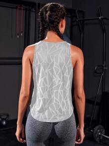 Easithlete 3pcs Solid Crop Sports Tank Top For Summer Fitted Shirtworkout Tank Top - Multicolor - View 5