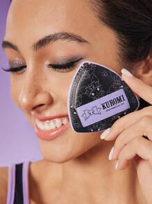 HELLO KITTY AND FRIENDS | SHEIN 2 件卡通黑米和字母图案粉扑套装 - 彩色 - 查看 8