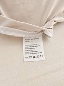 Ensemble de housse de couette beige taille twin, queen, king. Ensemble de literie style boho chic avec décoration de rayures ajourées. 3 pièces en microfibre super douce, 1 housse de couette avec fermeture éclair, 2 taies d'oreiller. Sans couette, cadeau idéal pour femmes et hommes