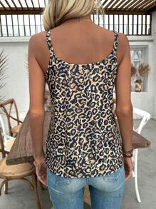 SHEIN LUNE Spaghetti Strap Camisole Top With Print Design - Multicolor - View 2