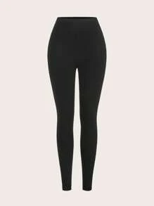 SHEIN EZwear Women's Halloween Pumpkin Print Leggings, 2 Pieces Set - Multicolor - View 4