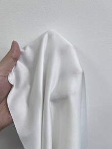 Allurite Vestido blanco elegante y sexy para mujer con espalda descubierta, vestido base de punto de cuello redondo sin mangas, elegante, con cadera ajustada y tejido elástico cómodo para el otoño, ideal para la vuelta al cole, la oficina, fiestas, el otoño, disfraces de Halloween o atuendos para cruceros